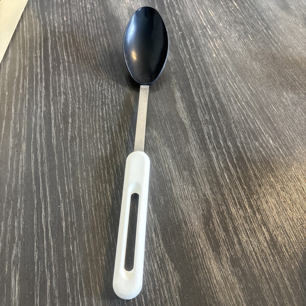 Vintage Bonny‎ USA Nylon Soild Spoon 12" Black White